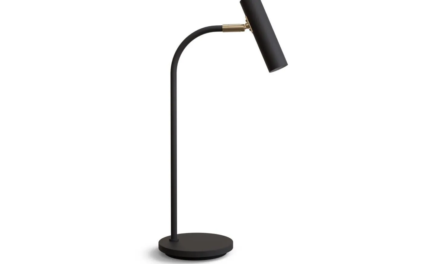 Slender Bordslampa 54cm Svartstruktur/Mässing
