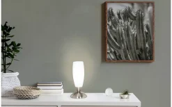 Slim Bordslampa 22cm Nickel