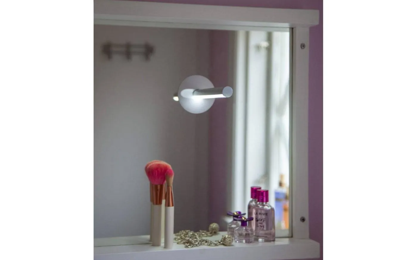 Sminklampa LED Batteridriven med 3-Steg Dim