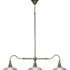 Snooker Taklampa 107cm Antik/Glas