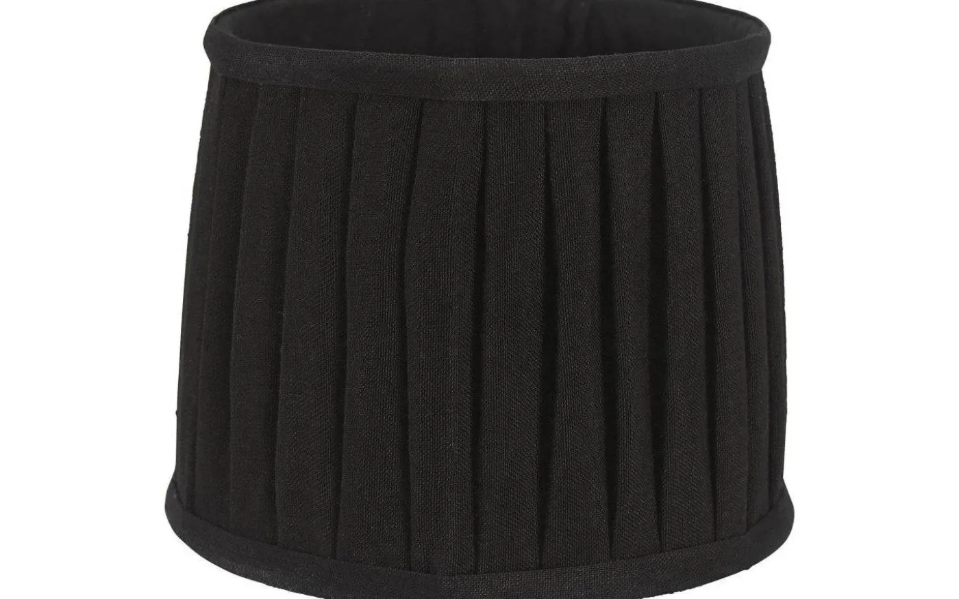 Sofia Lampskärm Ø35cm Plissé Svart