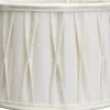 Sofia Lampskärm Ø30cm Plissé Stygn Offwhite