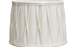 Sofia Lampskärm Ø30cm Plissé Stygn Offwhite