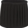 Sofia Lampskärm Ø25cm Plissé Svart