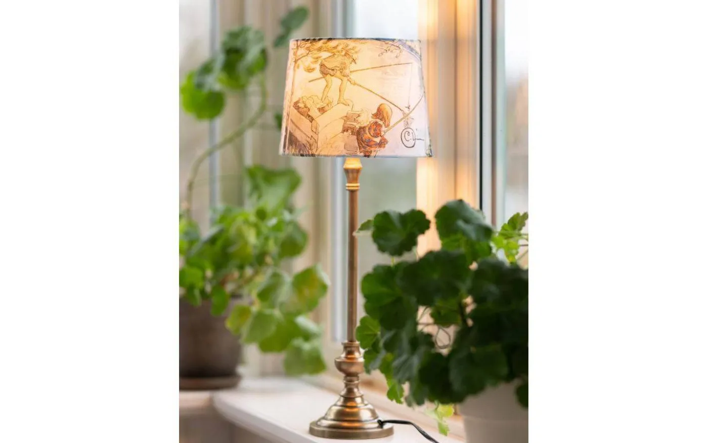 Sofia Lampskärm Kräftfångst Ø20cm Beige
