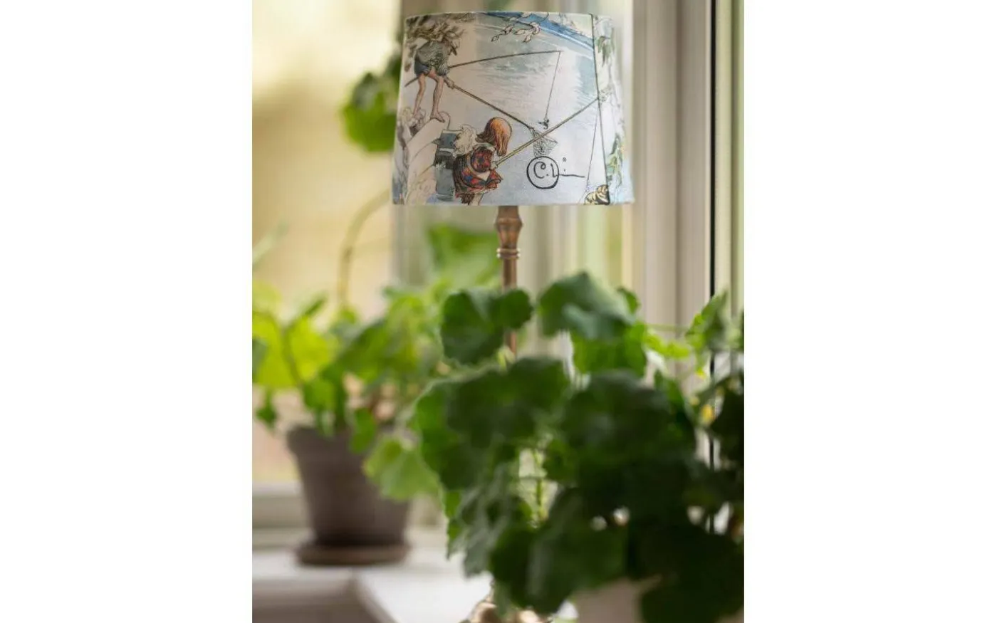 Sofia Lampskärm Kräftfångst Ø20cm Beige