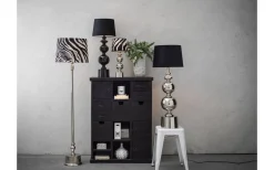 Sofia Lampskärm Sammet Ø35cm Svart