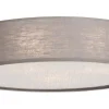 Soft Plafond Ø50cm Grå Linne