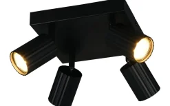 Soka Spotlight 4-delad GU10 mattsvart
