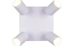 Soka Spotlight 4-delad GU10 matt vit
