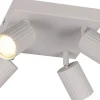 Soka Spotlight 4-delad GU10 varmgrå