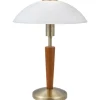 Solo 1 Bordslampa 35cm DIM Brons/Valnöt