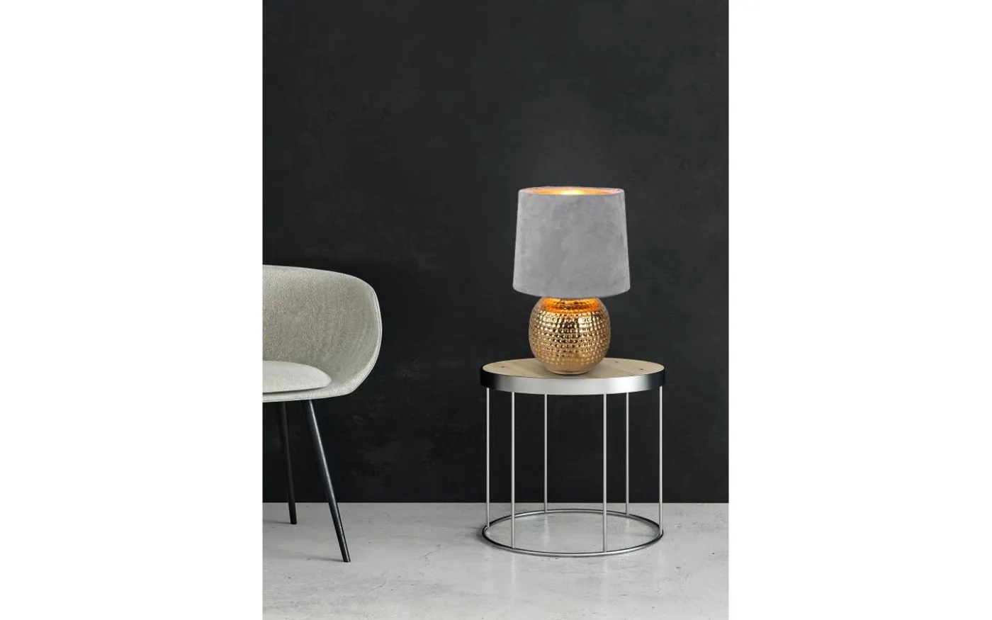 Sophia Bordslampa E14 grå
