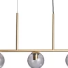 Sophia Taklampa 91cm Rök/Mässing