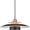 Sörup Taklampa Ø40 Svart/Koppar