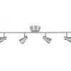 Steel Takspotlight 4L 80cm Satin