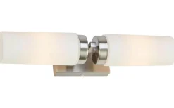 Stella Vägglampa Badrum 2xE14 IP44 Stål
