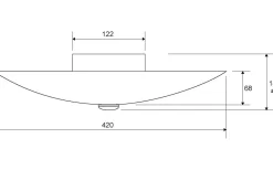 Stjärna Plafond 42cm
