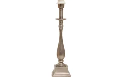 Strada Lampfot 48cm Antik Silver