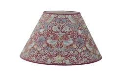 Strawberry Thief Lampskärm Ø50cm Plum William Morris