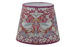 Strawberry Thief Lampskärm Ø17cm Plum William Morris