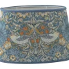 Strawberry Thief Oval Lampskärm 20cm Teal William Morris