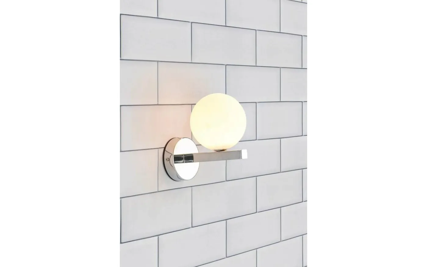 Stream Vägglampa Krom IP44