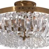 Strömsholm Kristallplafond Antik 36cm 3xE14