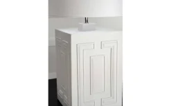 Stucco Lampfot 48cm Matt Vit
