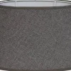 Studio 54 Oval Lampskärm 20cm Mörk Sand