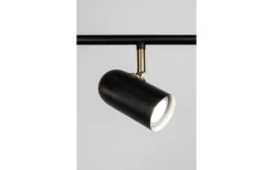 Swan Vägg/Takspotlight 90cm 3L Svart
