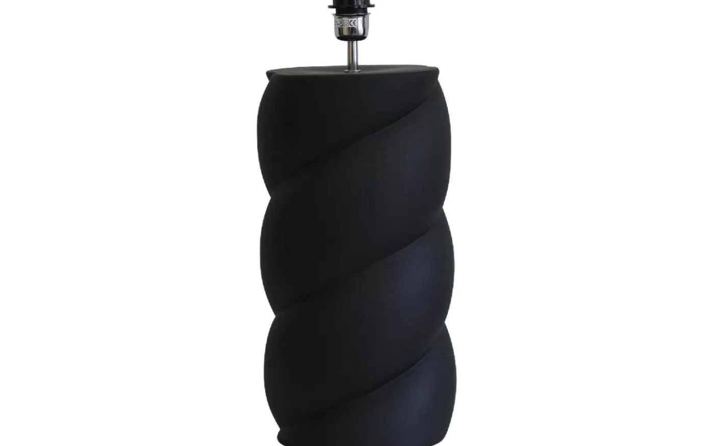 Swirl Lampfot 54cm Matt Svart