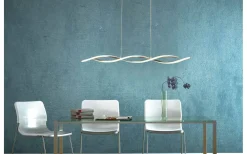Swirl Taklampa 109cm LED 21W 3000K Krom