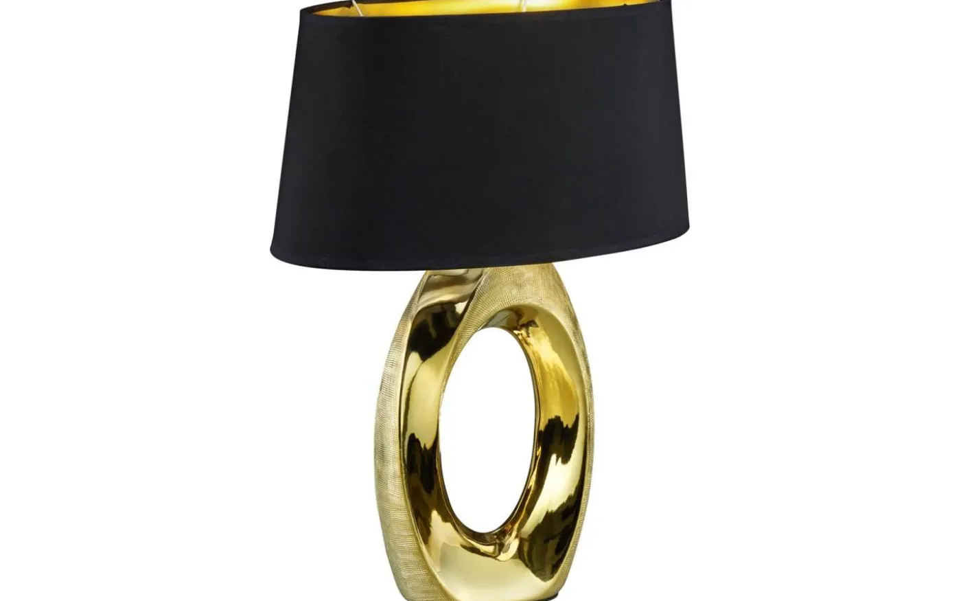 Taba Bordslampa 52cm E27 guld/svart