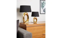 Taba Bordslampa 33cm E14 guld/svart