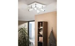 Tamara Takspotlight 26cm GU10 LED 3000K 4x3,3W Vit IP44