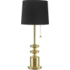 Tanger Bordslampa 56cm Borstad Mässing/Svart