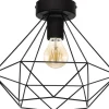 Tarbes Plafond 33cm Svart