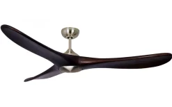 Taurus 140cm Takfläkt Nickel/Valnöt