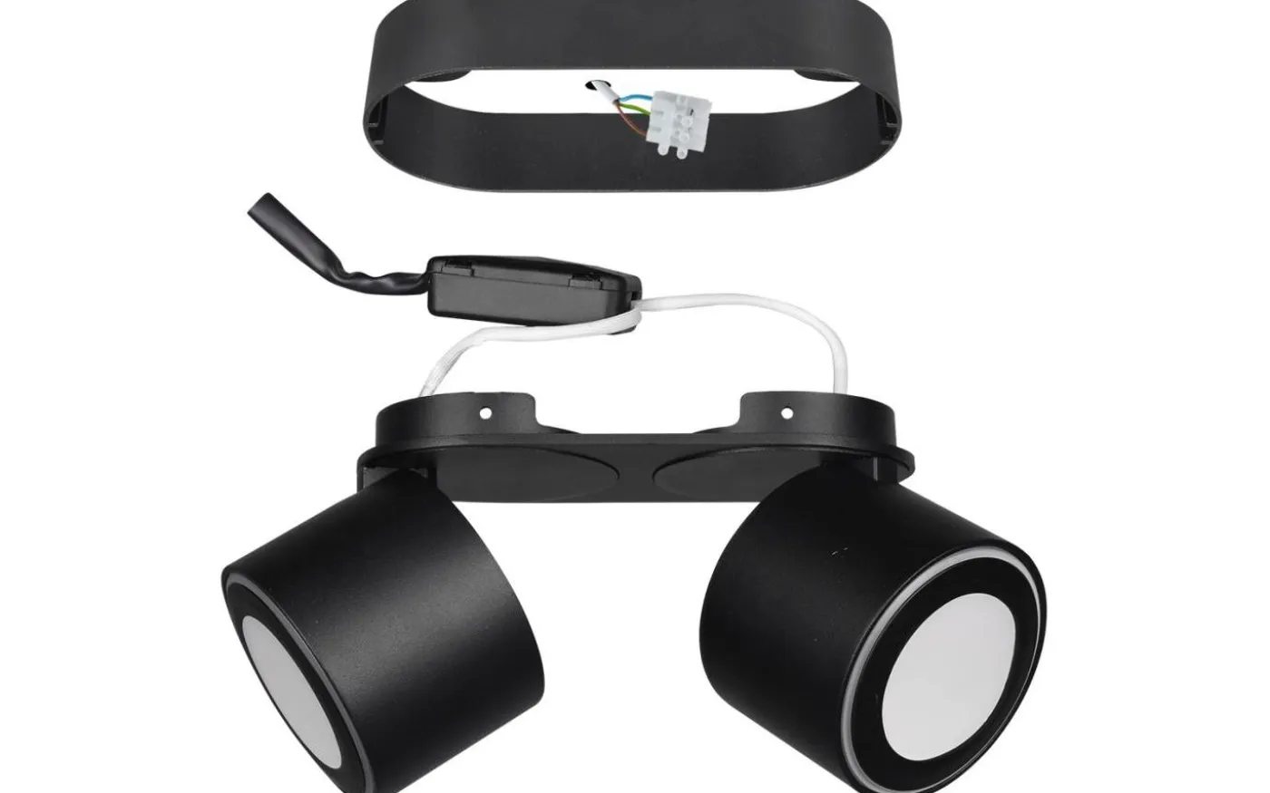 Taurus Spotlight LED 2-delat mattsvart