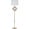 Tempo Golvlampa 161cm Vit/Guld