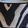 Terranea Zebra Oval Lampskärm 25cm Svart Ralph Lauren
