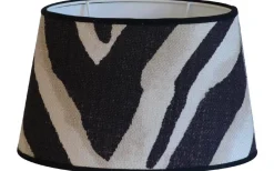 Terranea Zebra Oval Lampskärm 25cm Svart Ralph Lauren