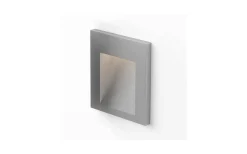 Tess SQ Vägglampa Silvergrå