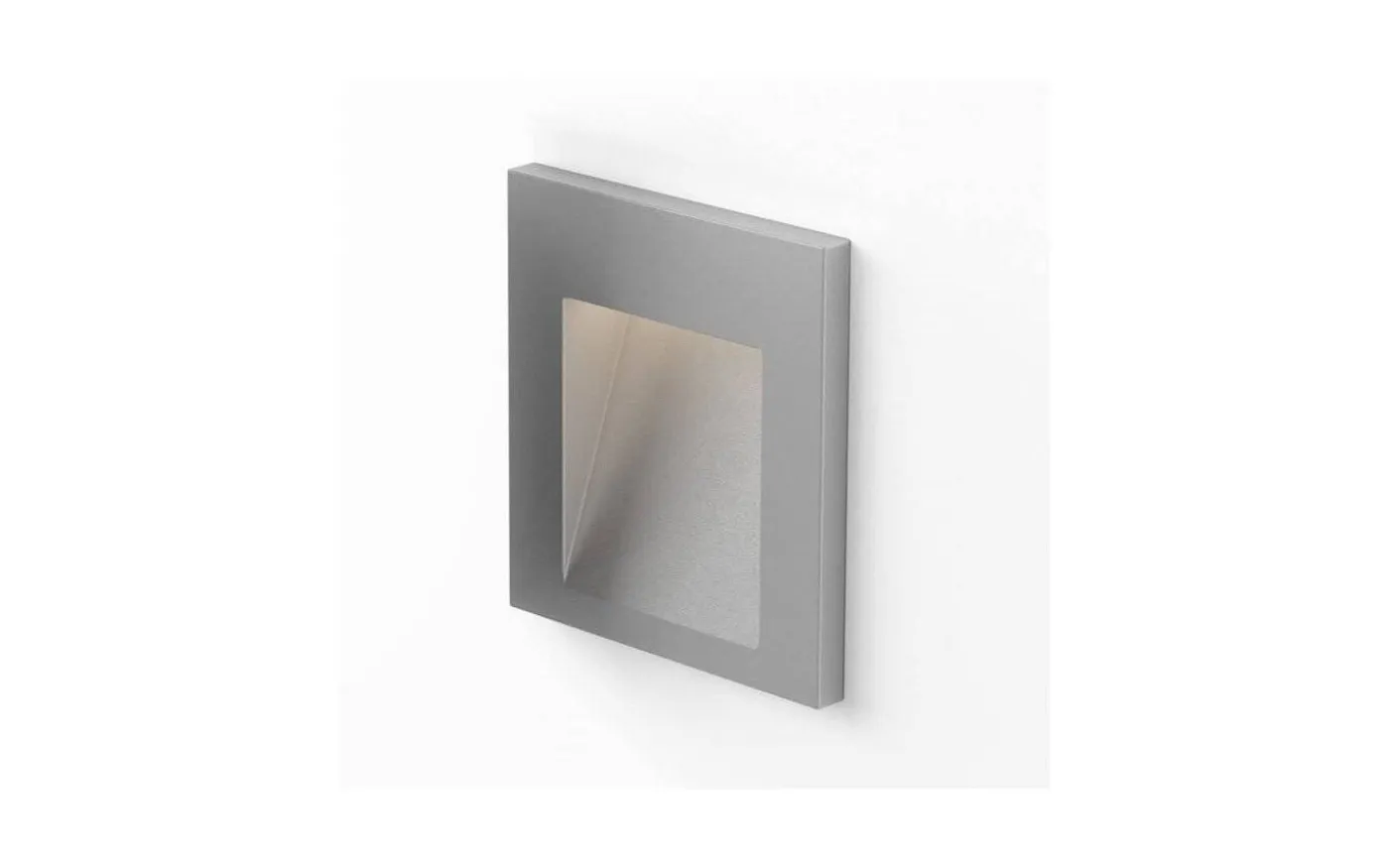 Tess SQ Vägglampa Silvergrå