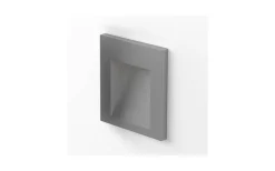 Tess SQ Vägglampa Silvergrå