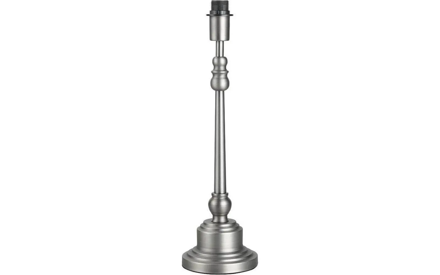 Theo Lampfot 42cm Antik nickel