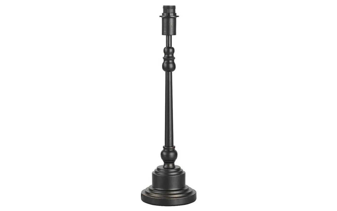 Theo Lampfot 42cm Svart/guld