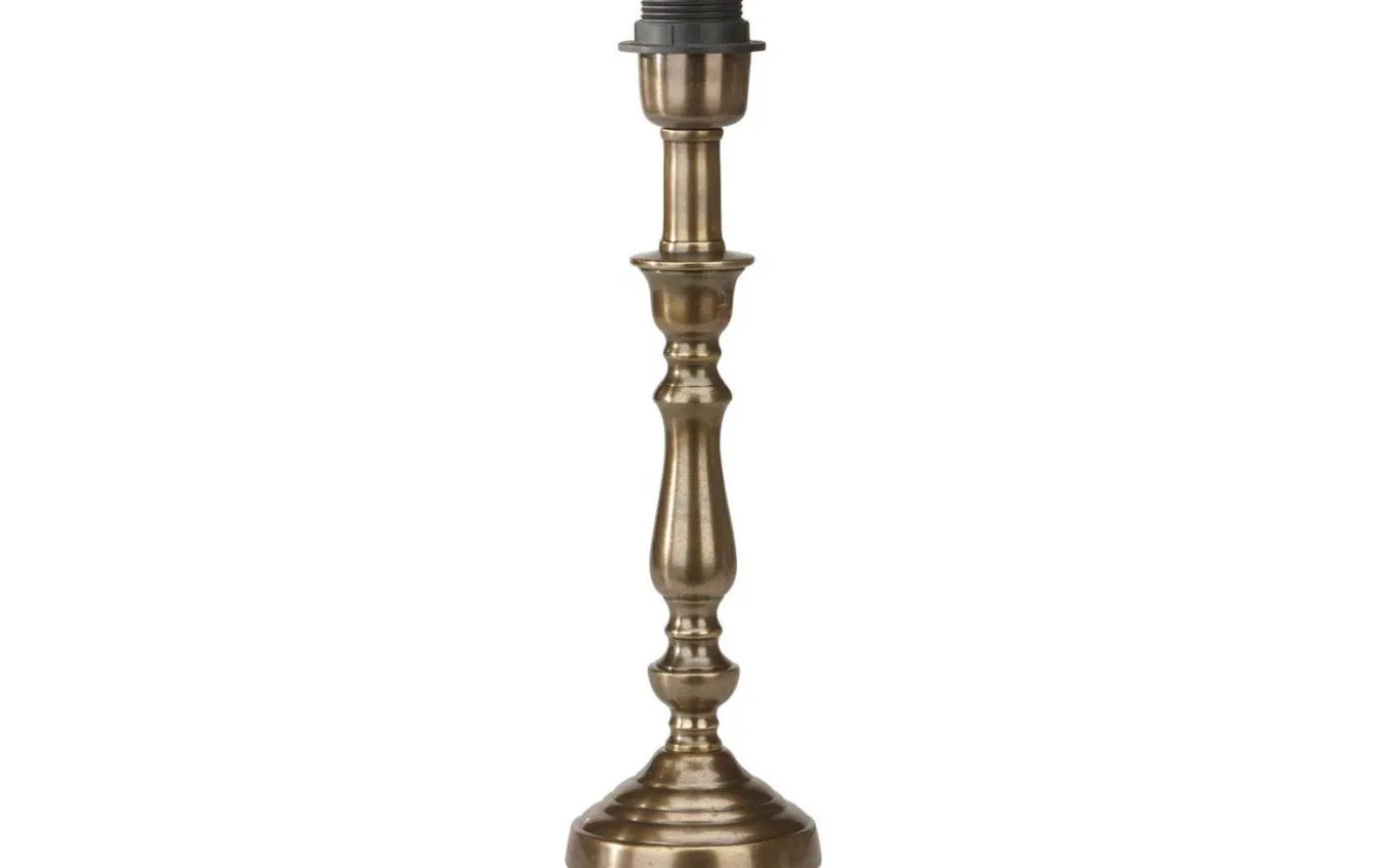 Therese Lampfot 34cm Antikmässing