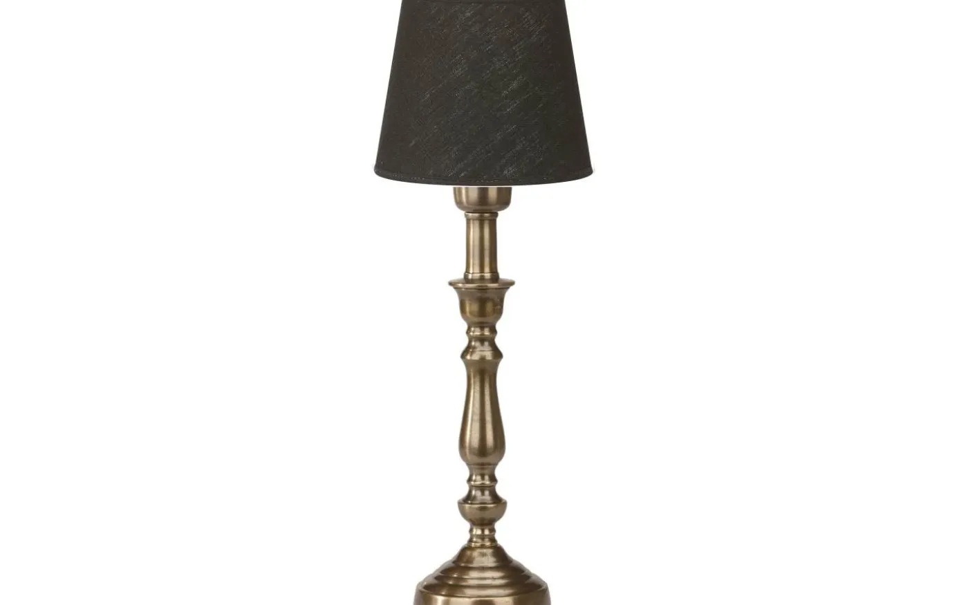 Therese Lampfot 34cm Antikmässing